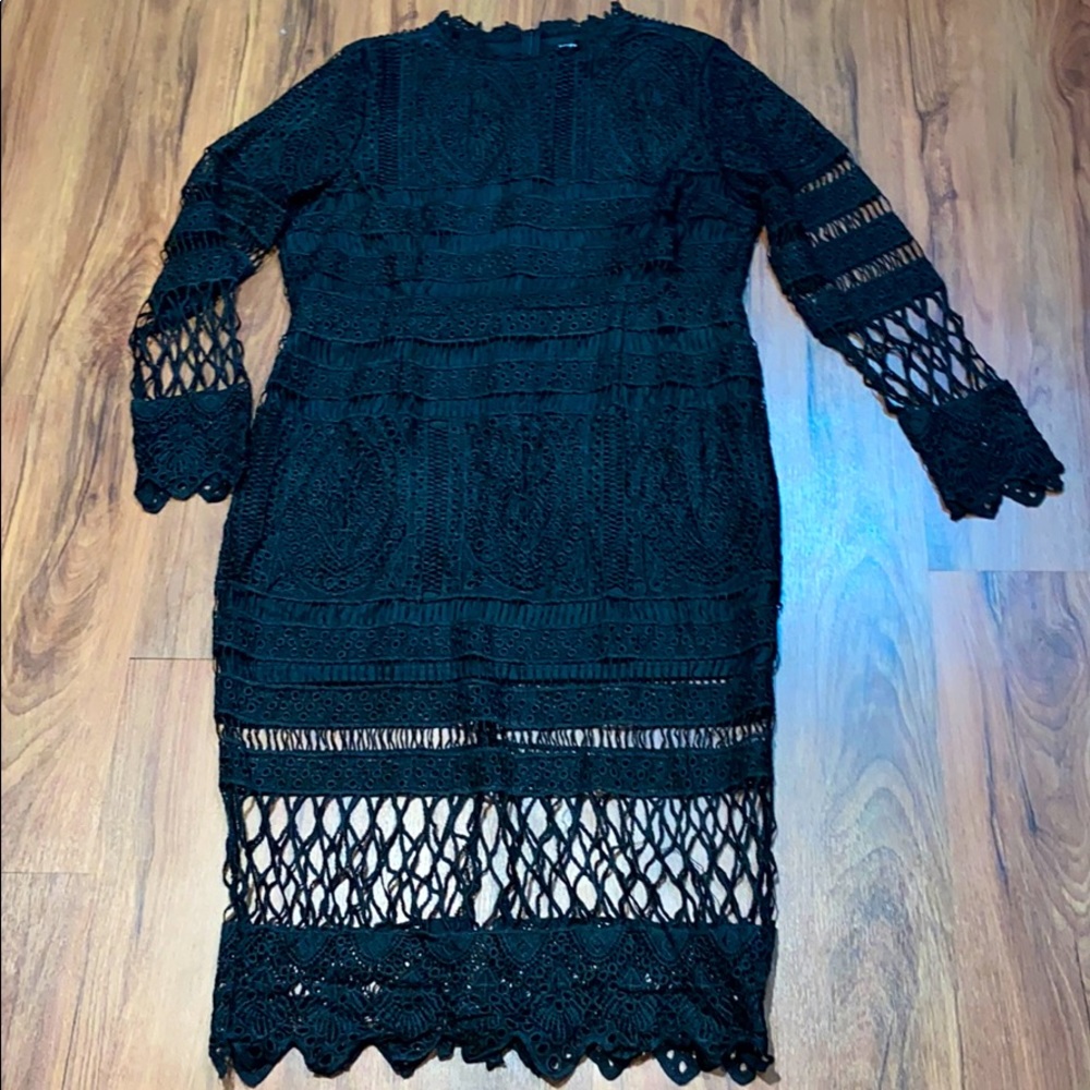 Black Lace Dress